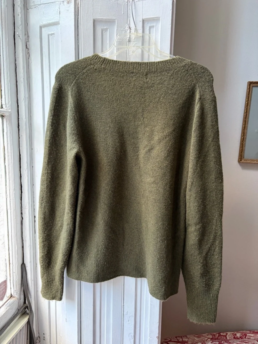 J. Crew Women’s Olive Green Crewneck Sweater